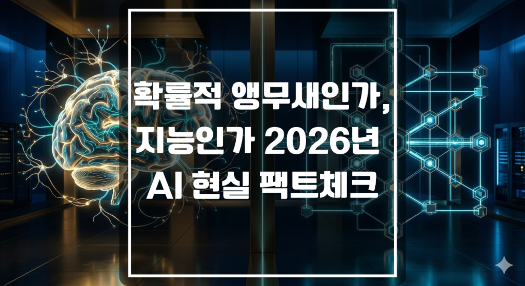 AGI와 Narrow AI 차이를 직관적으로 비교하는 인간의 뇌와 디지털 네트워크 3D 시각화 일러스트