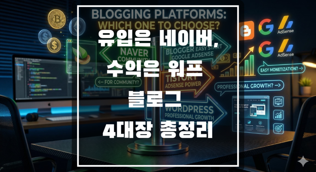 블로그 플랫폼 비교